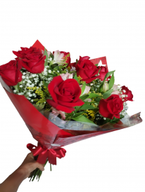 Buquê 12 rosas tradicional